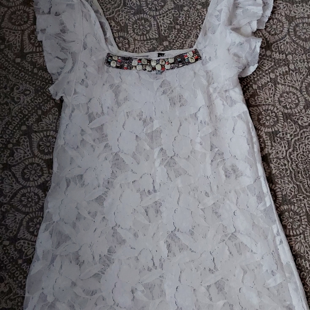 Free People netted dress sz L